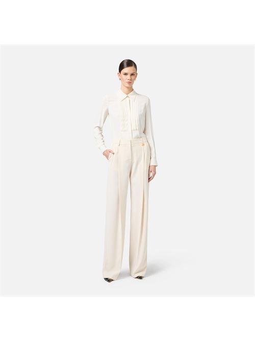 pants woman white ELISABETTA FRANCHI | PA07251E2/193